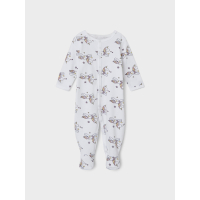 Name It baby romper with unicorn print with buttons