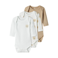 Name It Unisex Baby Body 3er Pack &quot;B&auml;rchen&quot;