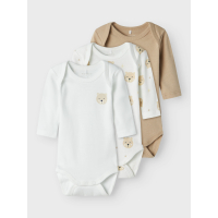 Name It Unisex Baby Body 3er Pack &quot;B&auml;rchen&quot;