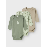 Name It Jungen Baby Body 3er Pack &quot;Elefant&quot;