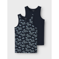 Name It Jungen Unterhemden im 2 er Pack "Game...